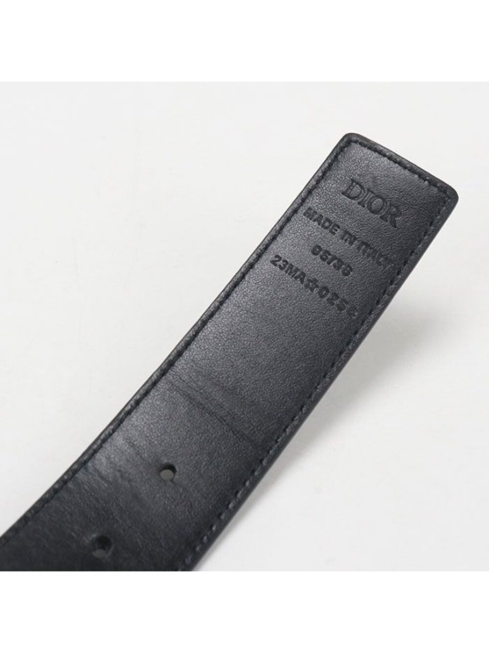 Dior CD Icon Belt Oblique Galaxy Leather - Picture 4 of 7